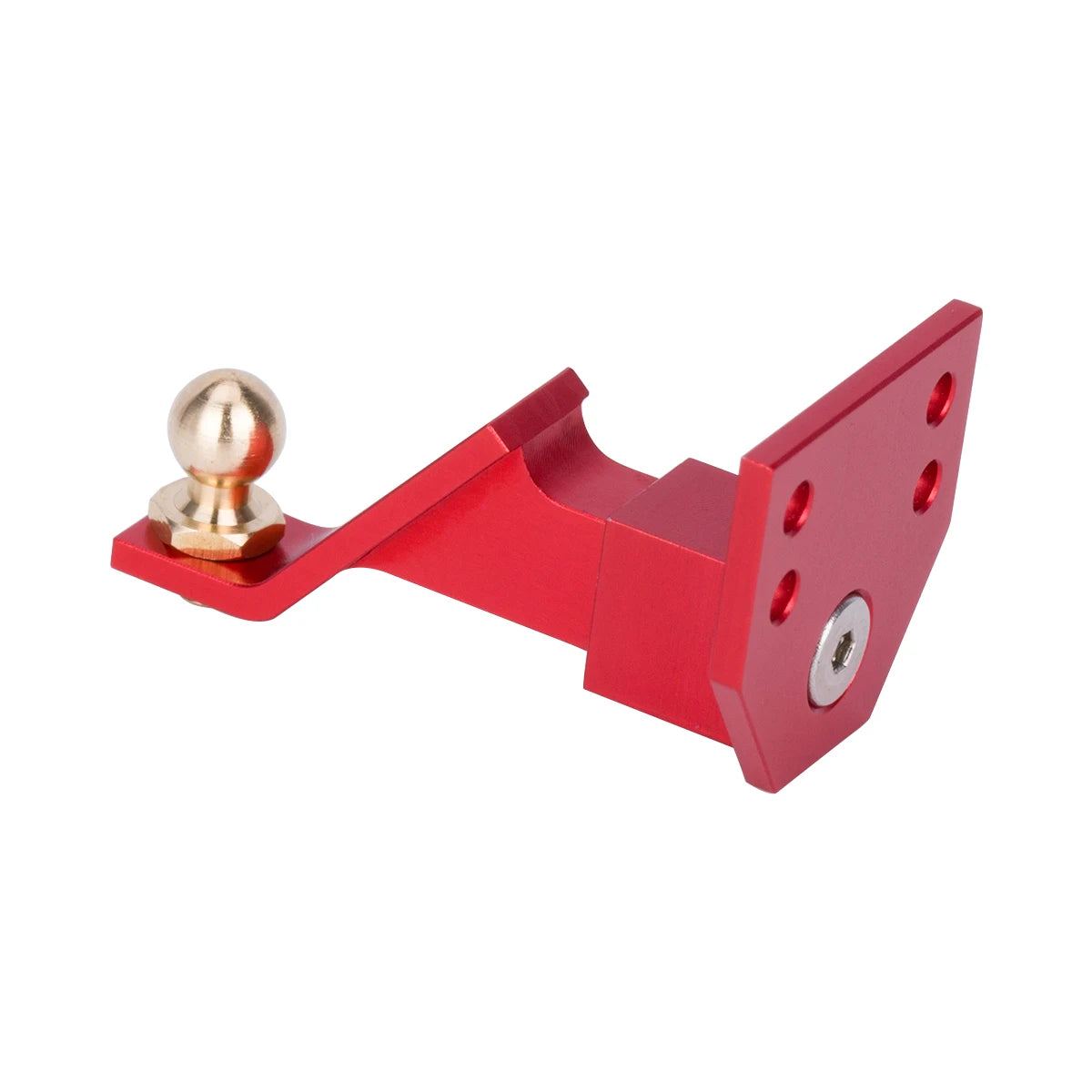 1Pcs CNC Aluminum RC Trailer Hook Drop Hitch Receiver for 1/10 RC Crawler Car D90 Upgrade Parts