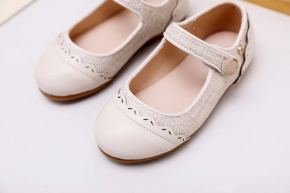 AS Kids Shoes Children Shoes Baby Boys Leather Loafers Toddler Slip On Princess Flats Girls Fashion Oxford Platform Mary Jane