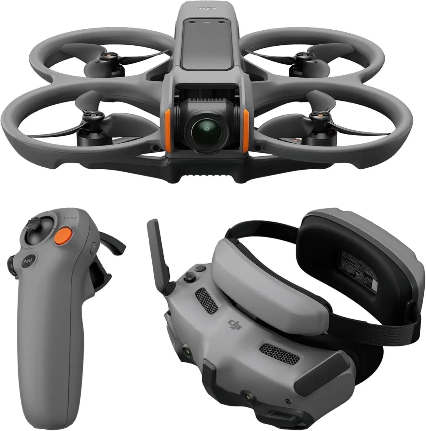 DJI Drones Flip Fly More Combo With RC 2 Screen Remote Controller, Drone With 4K UHD Camera for Adults, Palm Takeoff, Auto Return, Intelligent Flight, 3 Batteries for 93-Min Flight Time