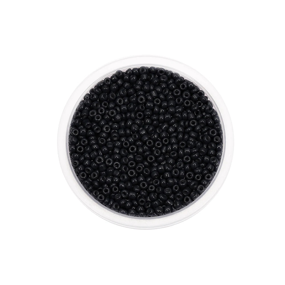 300/600Pcs 3/4mm Charm Glass Beads Czech Seed Beads Small Round Loose Beads for DIY Jewelry Making Earrings Bracelet Wholesale