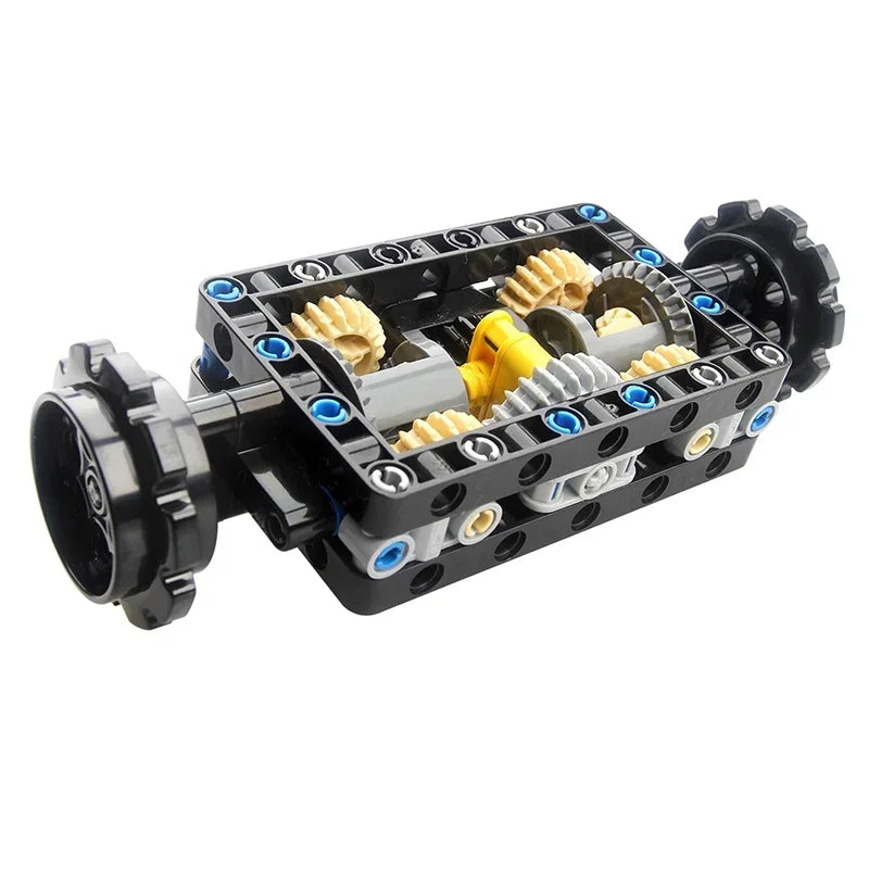 MOC-19788 Tank Remote Control Steering System Building Blocks Kit with L Motors 66pcs ABS Educational STEM Toys Bricks Kids Gift
