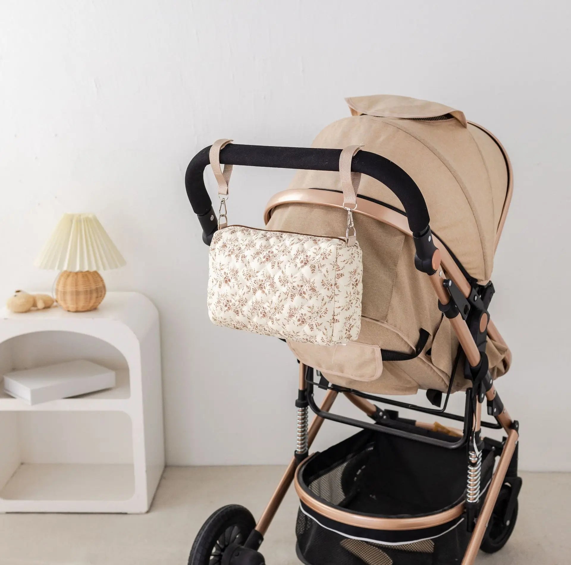 Portable Baby Diaper Storage Bag Travel Handbags for Mommy Baby Items Organizer Makeup Toiletries Bag Maternal Stroller Bag