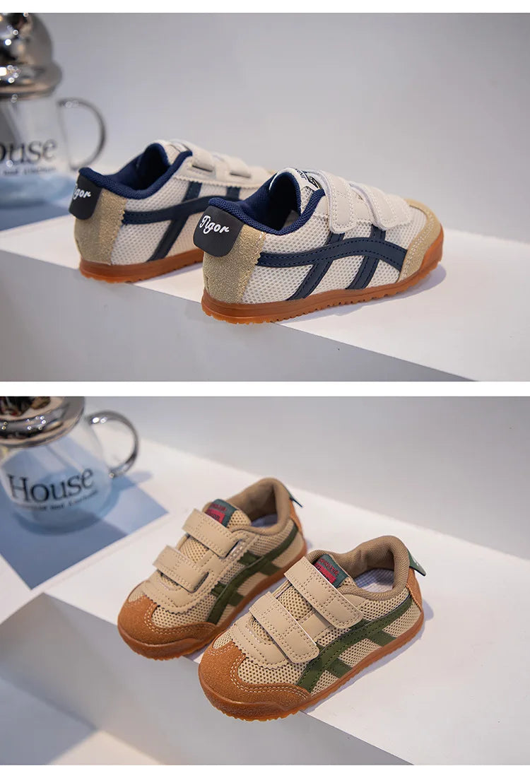 Children's Sneakers Boys Girls Soft Sole Non-slip Casual Student Running Shoes Baby Kids School Sports Shoes Warm Cotton Shoes