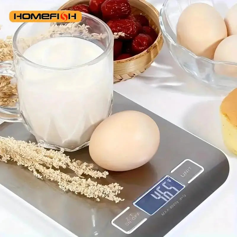 High-precision electronic pastry scales for home kitchens  compact food and baking scales; food does not come into direct contac