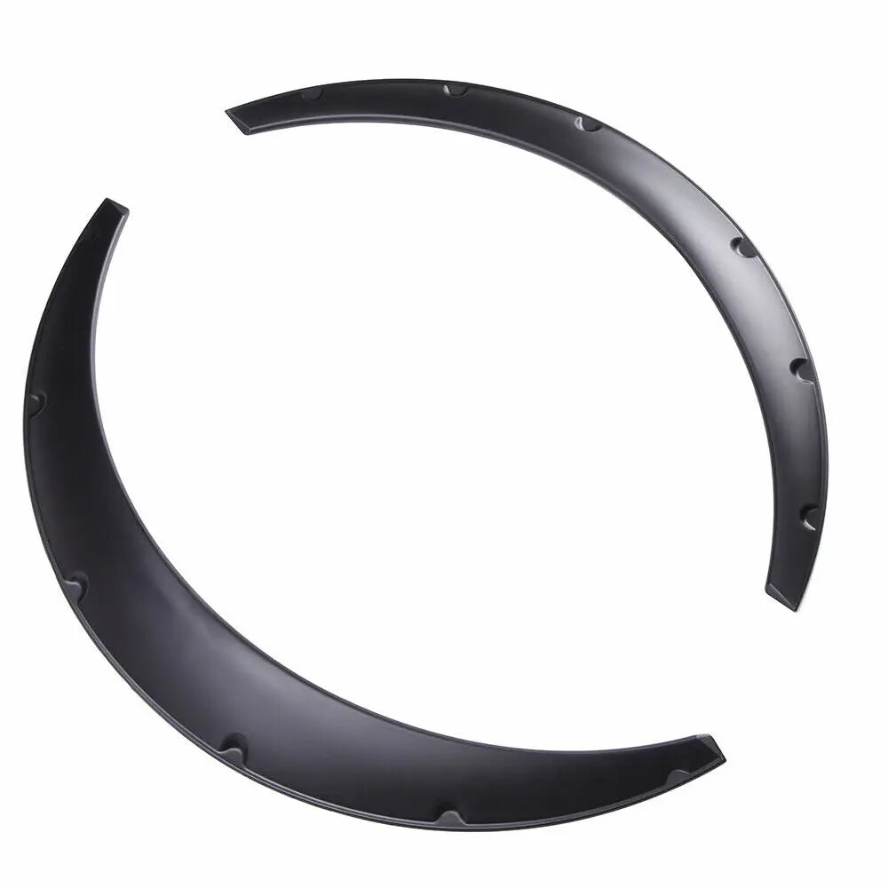 4Pcs 2 Size Universal Flexible Car Mudguards Mud Splash Guards Mud Flaps Fender Flares Extra Wide Body Wheel Arches