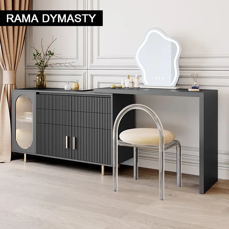 Modern Dresser Bedroom Simple Modern Corner Integrated Dressing Table Small Household Light Luxury Dressing Table
