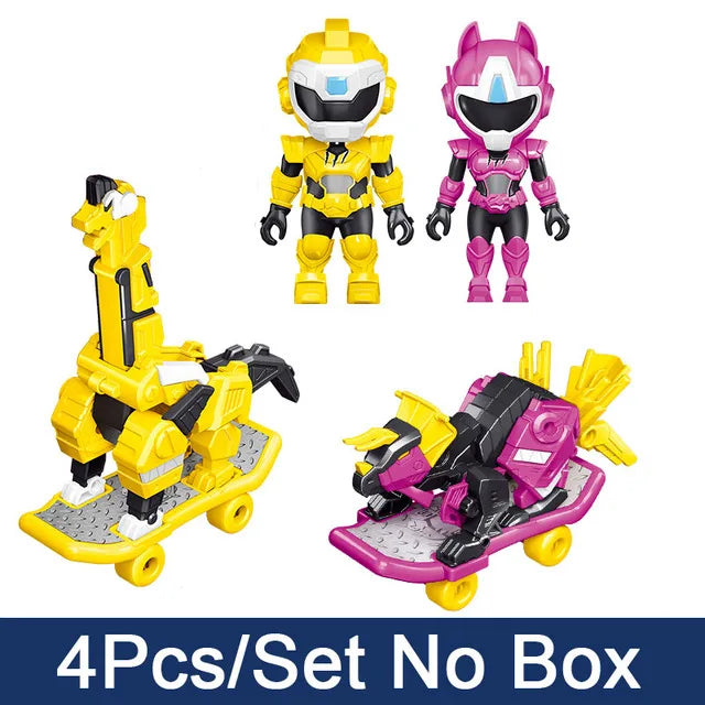 Korea Anime Mini Force Super Dino Power Car Dinosaur Model Action Figures Dolls MiniForce X Collection Toys Children Gift