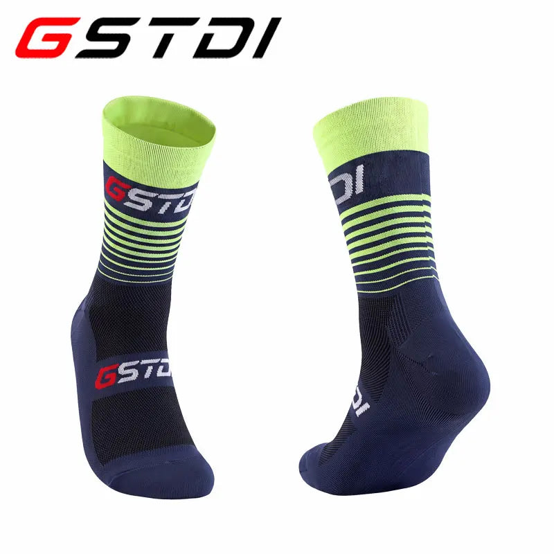 GSTDI New Cycling Socks High Quality Compression Men  Bike Outdoor Women Running Professional Sports Running