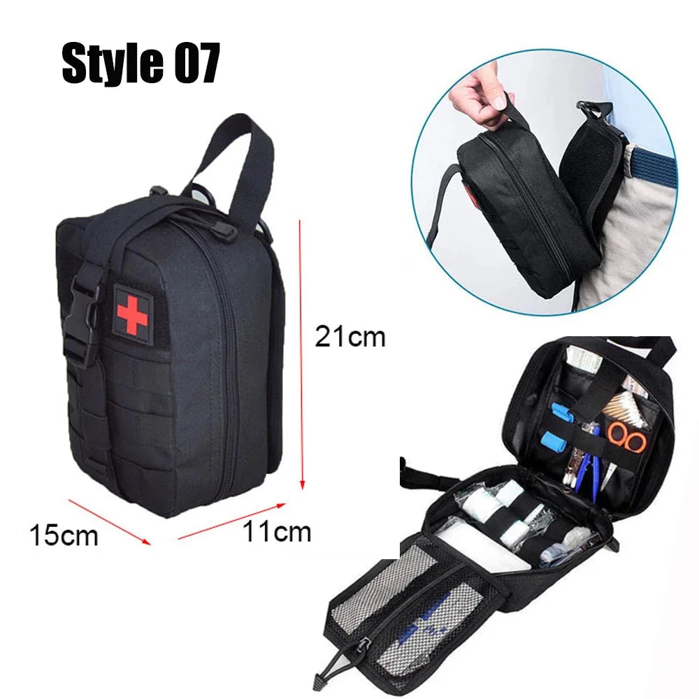 Outdoor Camping Trauma First Aid Kit Multifunctional Equipment Survival Tool Kit Wilderness Survival Emergency Kit