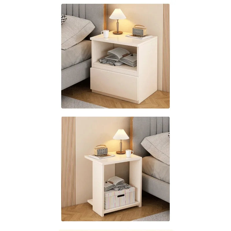Bedside table Bedroom Home Modern simple bedroom Simple heightening Bedside small cabinet Storage drawer cabinet