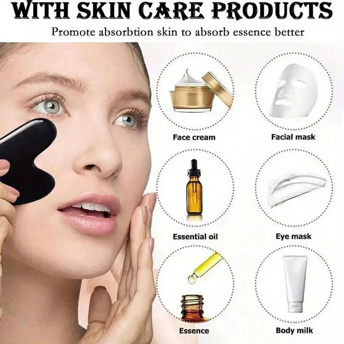 Ice Face Roller Set 1/2/3pcs Facial Roller Gua Sha Mold Cube Face Massage Lifting Contouring Skin Care Tool