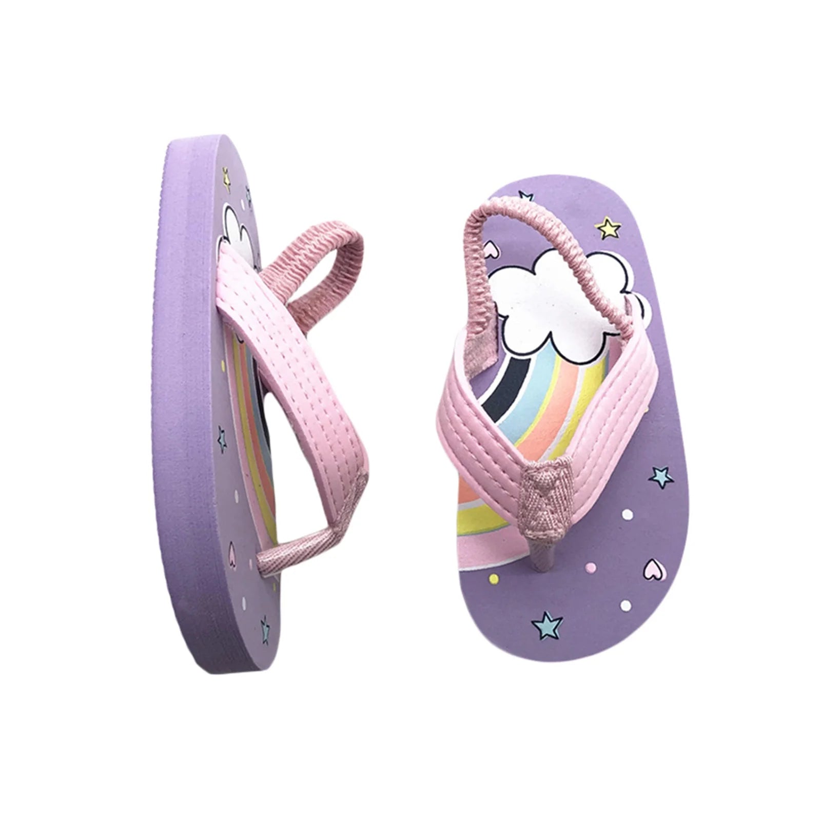 2022-01-17 Lioraitiin  Toddler Flip Flops Shoes Little Kid Sandals with Back Strap Boys Girls Water Shoes for Beach and Pool