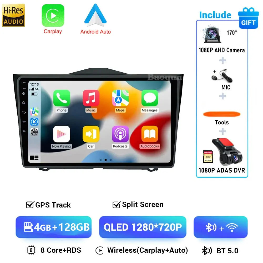 Car Radio Android 16 For LADA Granta Cross 2018 - 2023 BT Head Unit Autoradio Viedo Player 5G WIFI DVD Multimedia GPS