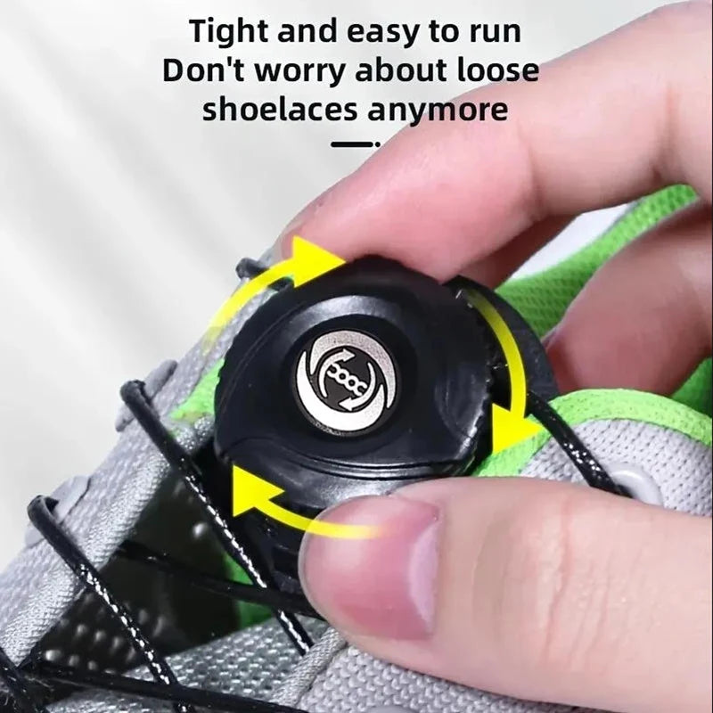 Adjustable Automatic Buckle Rope Universal Adults Kids Quick Stretching Lock Lazy Laces Sneaker ShoeLaces Shoe Accessories
