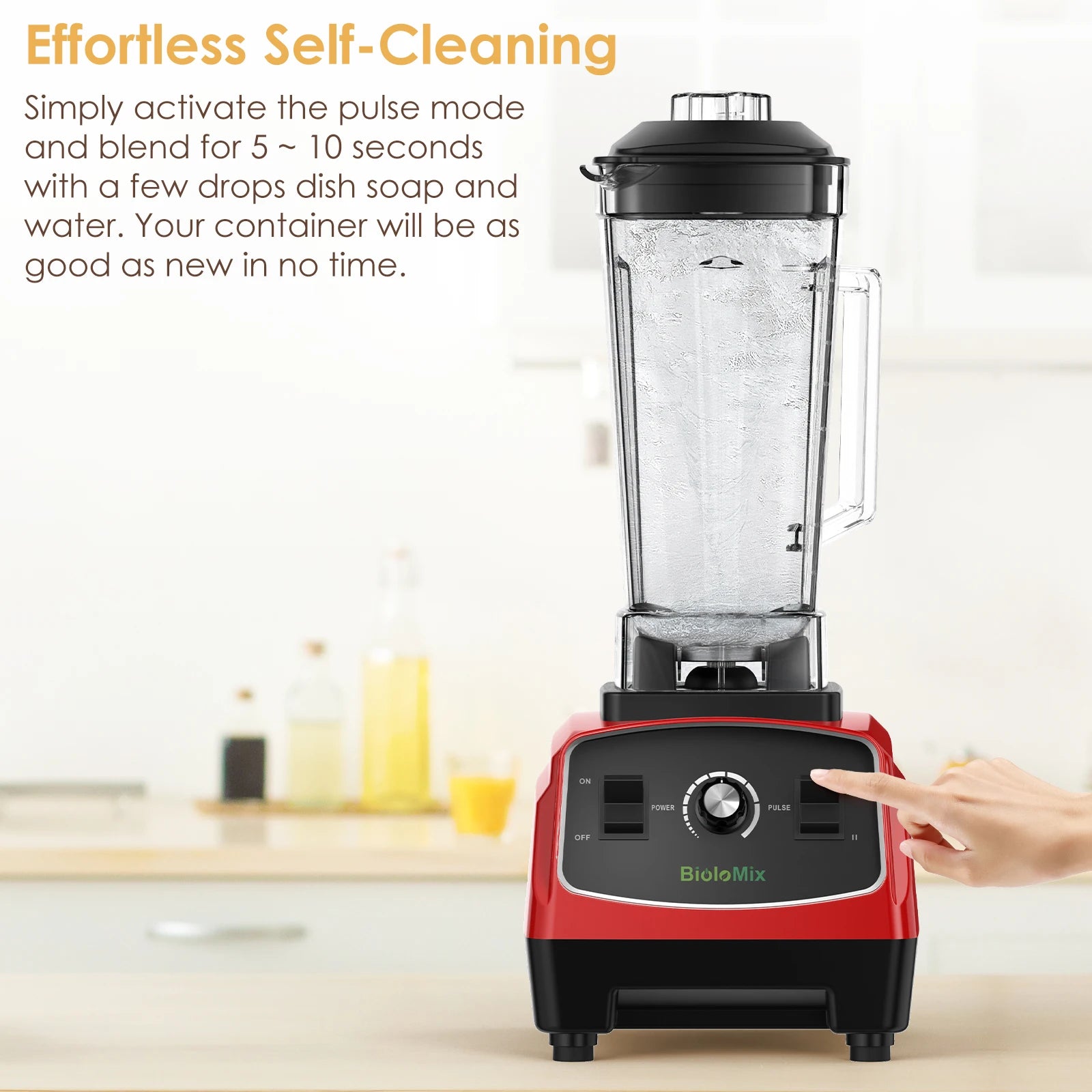 BPA Free 3HP 2200W Heavy Duty Grade Blender Mixer Juicer High Power Food Processor Ice Smoothie Bar Fruit Blender