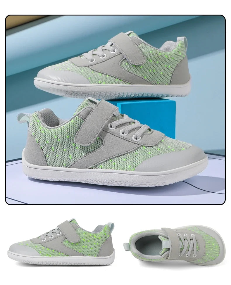 Little/Big Kids Minimalist Barefoot Shoes + Zero Drop + Wide Sneaker for Boys/Girls Outdoor Sports Walking shoes Running Sneaker