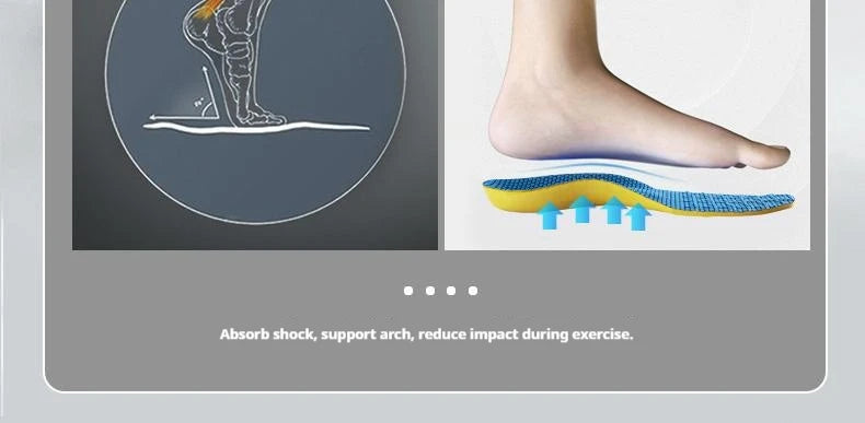 Arch Support sports Insole Men Women Orthopedic Insoles Foot Shock Absorption Anti-Slip Shoe Pads 2Pcs/4Pcs