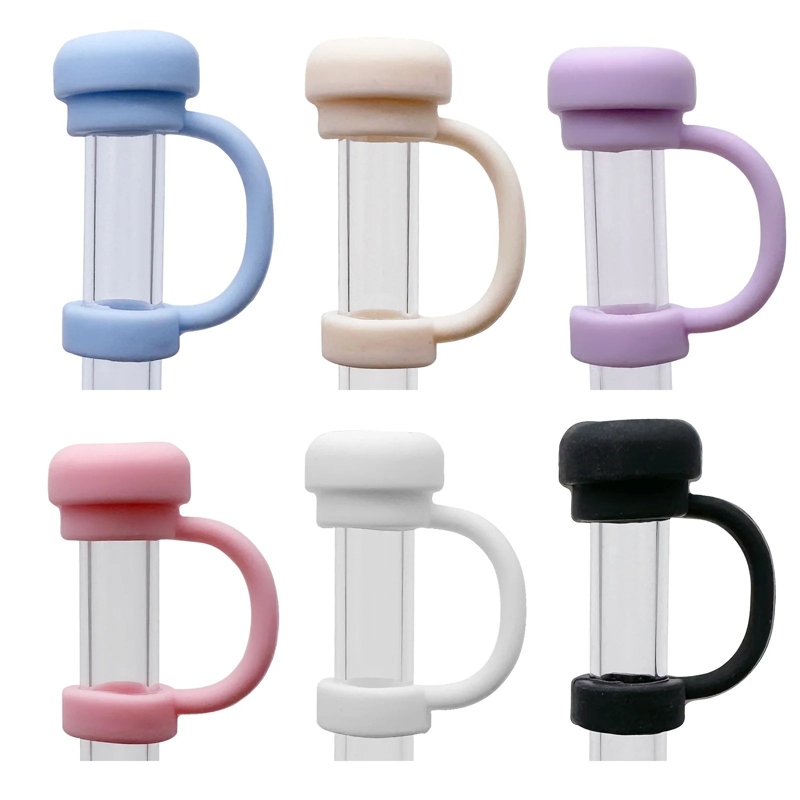 2026 Straw Covers Cap Reusable Silicone Straw Toppers For Stanley Cup Leak-Proof Dust Proof Straws Cover Tumbler Accessories
