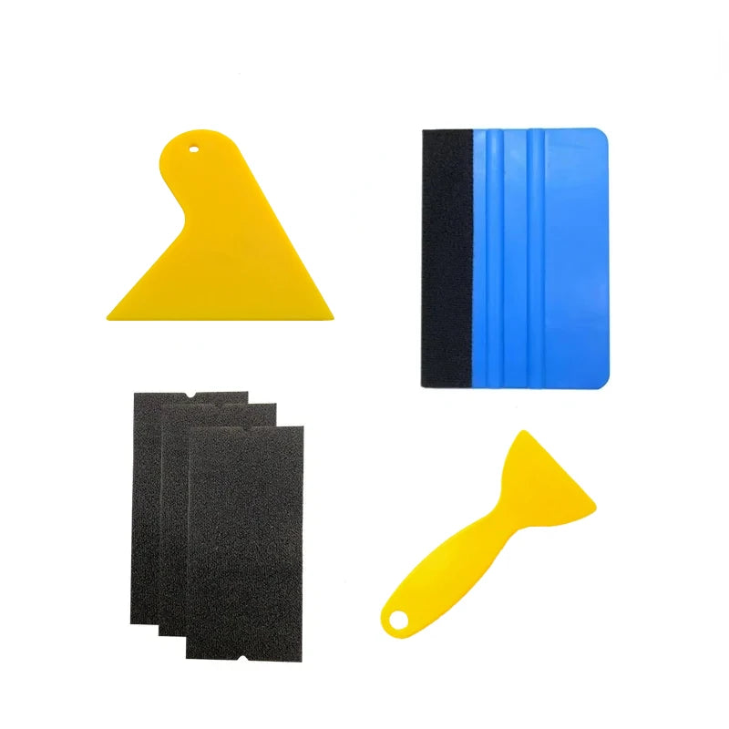 Car Wrapping Tools Kit Auto Foil Set Vinyl Wraps Tool Foil Tools Squeegee Scraper Cutter Knife for Car Wrapping Film Tools Kit