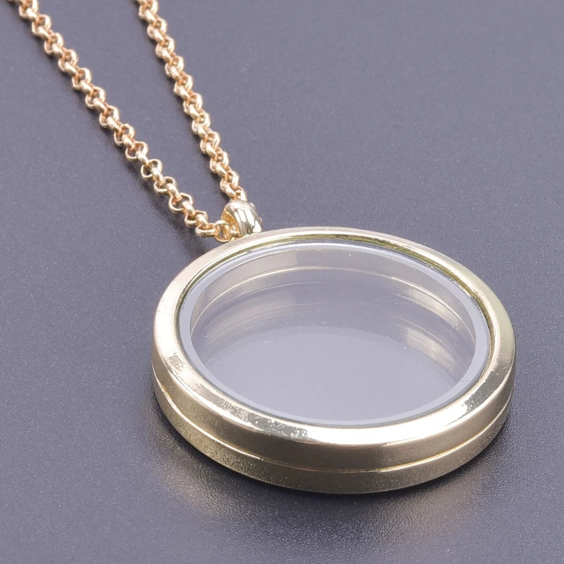 1Pc Trendy Sweet Love Glass Reliquary Photo Locket Pendant Necklaces Goth Heart Cremation Ashes Urn Relicario Collares Jewelry