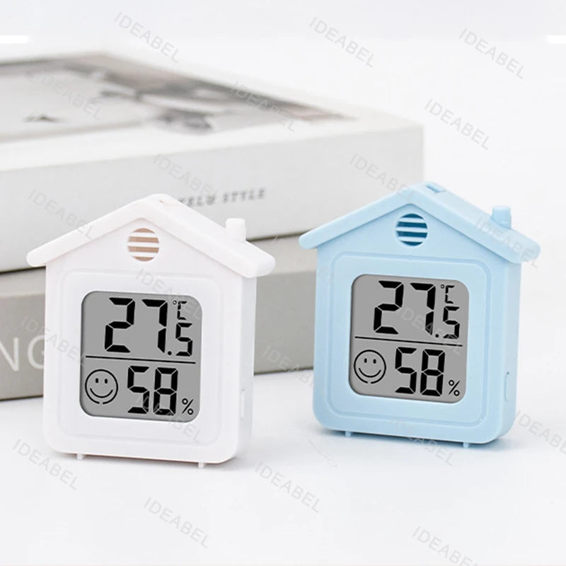LCD Digital Thermometer Hygrometer Indoor Room Electronic Temperature Humidity Meter Sensor Gauge Weather Station For Home ﻿