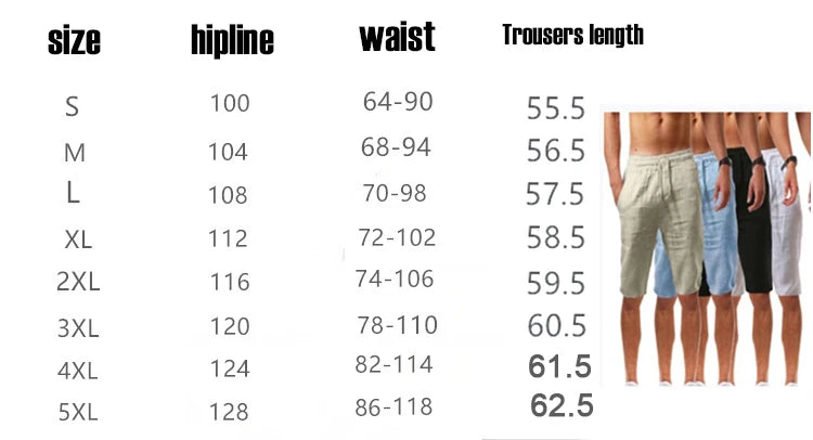 2025 Men's Cotton Shorts Pants Male Summer Breathable Solid Color Short Trousers Fitness Streetwear S-5XL 1PC
