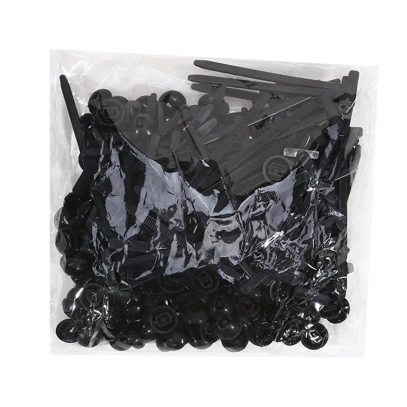 Universal Nylon Cable Tie Buckle Auto Fastener Screw Replacement Clip Car Fender Trunk Engine Guard Panel Wire Management Secure