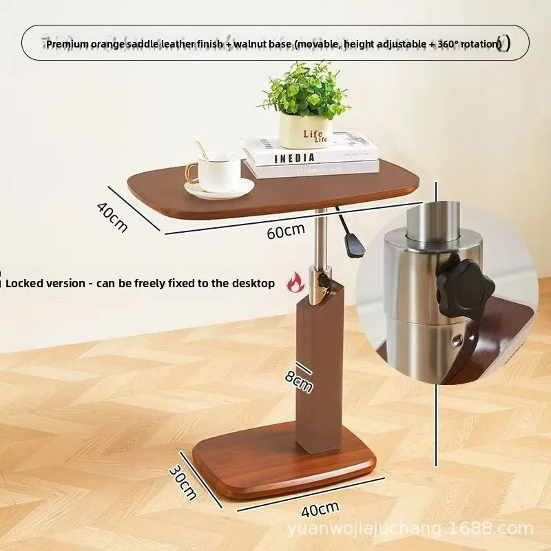Lifting Bedside Table Movable Sofa Coffee Table Mobile Corner Jihu Rotating Living Room Computer Table Mini Small Side Table