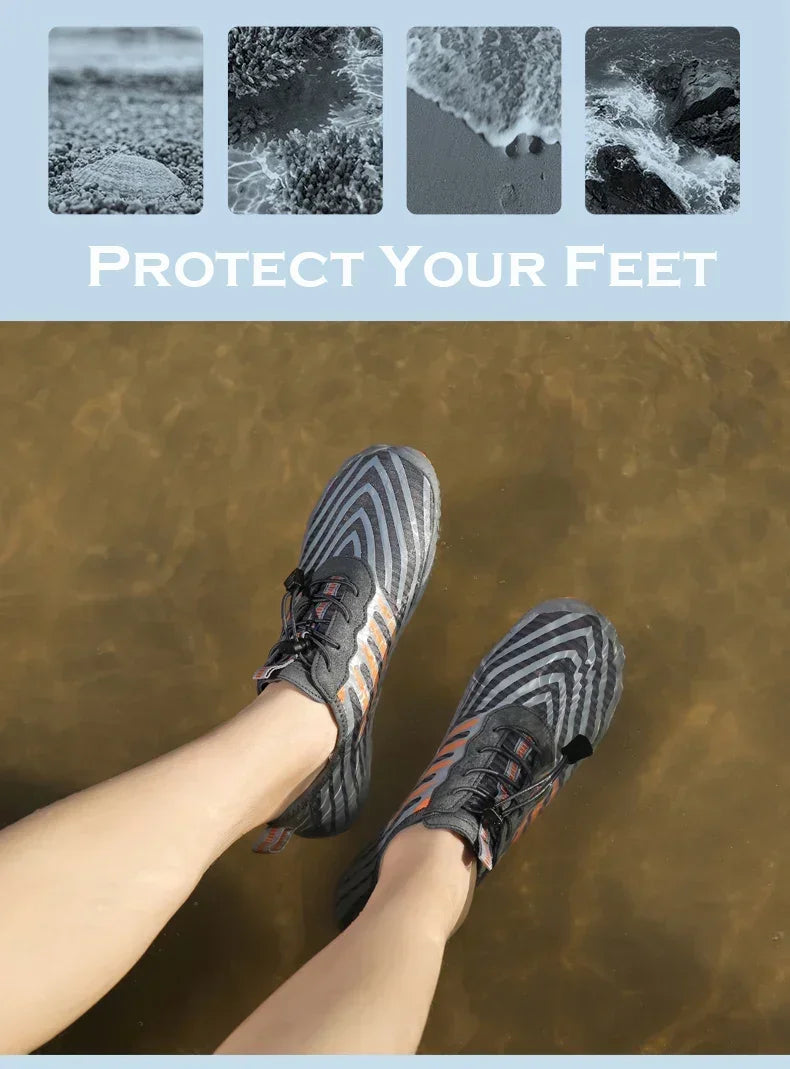 Water Shoes For Men Women Barefoot Shoes Quick Dry Beach Aqua Shoes Lightweight Sports Sneakers Hiking Surfing Boating Fishing