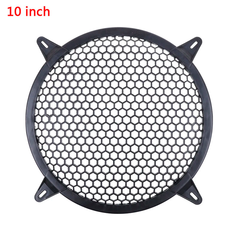 4''/6''/8''/10''/12'' Plastic Car Audio Speaker Sub Woofer Grille Guard Protector Cover Mesh Round Subwoofer