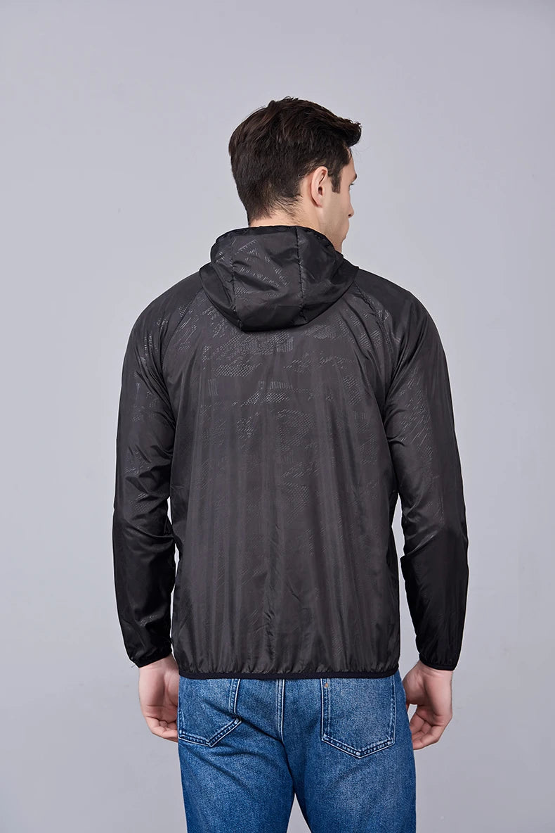 JNLN Unisex Hiking Jacket Men Women Waterproof Quick Dry Camping Windbreaker Outdoor Trekking Fishing Rain Coat Anti UV Clothes