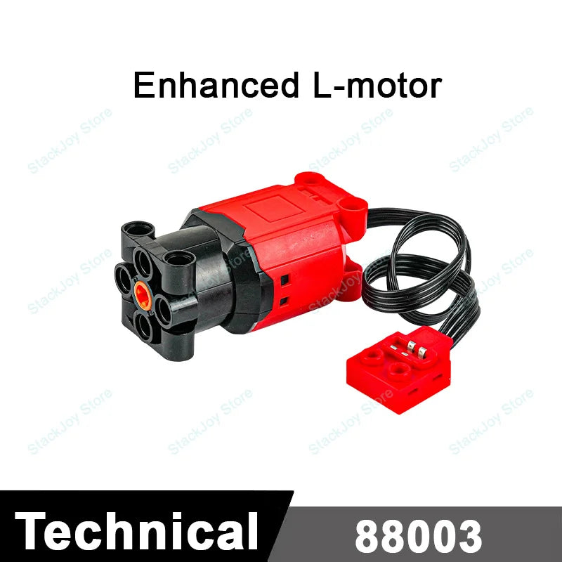 MOC Power Functions M/L/XL Motor Battery Box IR Remote Receiver for RC Car Robot Model Building Blocks Technical Modified Parts