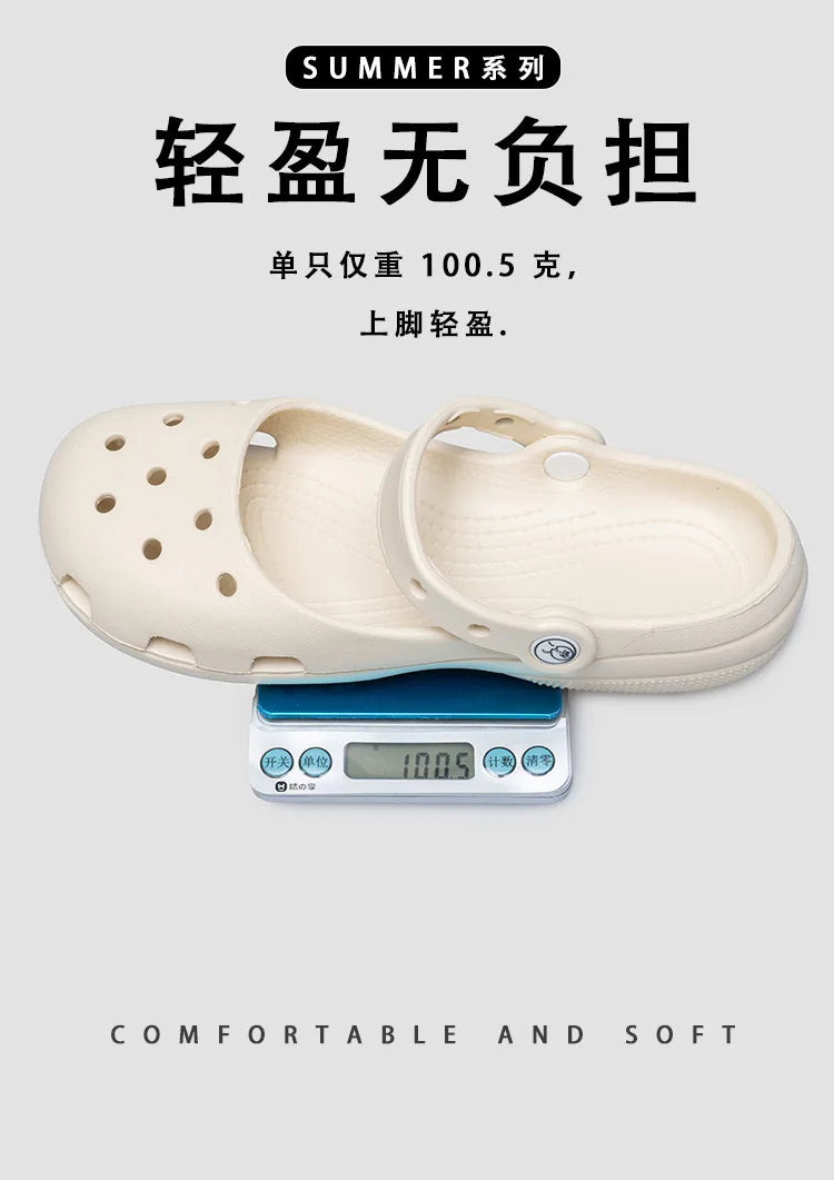 2026 Summer New Women'S Ballet Cave Shoes Mary Jane Eva Durable Anti Slip And Odorous Flat Shoes Beach Shoes For Outdoor Wear