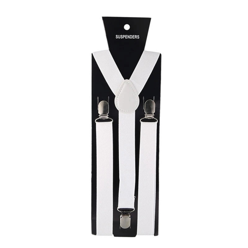 Suspenders For Men Pants Apparel Adult Suspender Man Shirt Dress Women Wedding Party Solid Colors Suit Skirt With Braces Straps