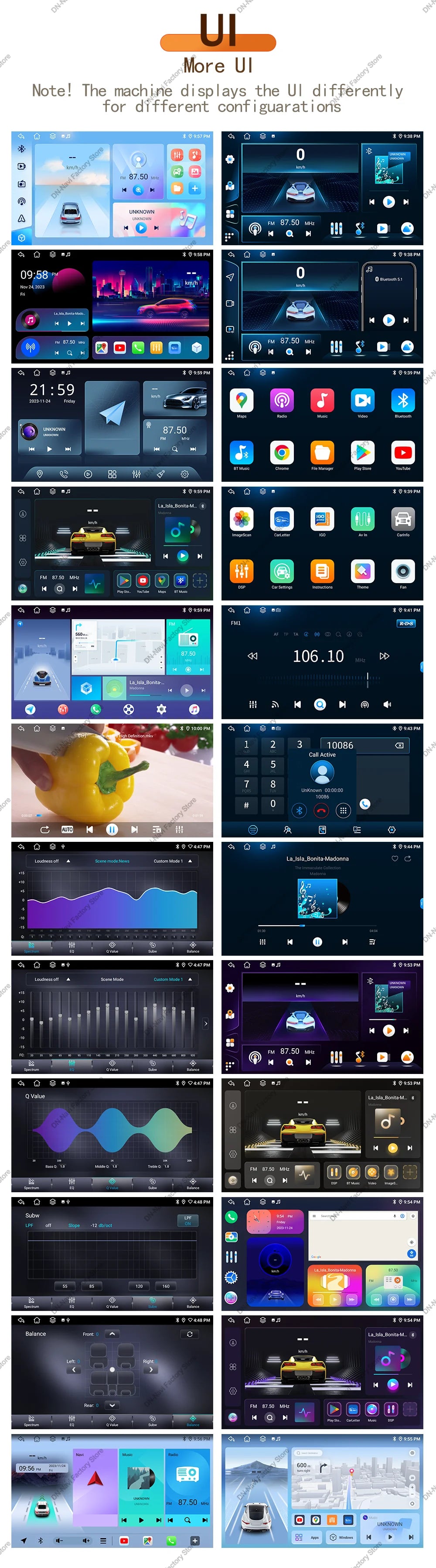 Android 16  For Kia RlO 2 2005 - 2011 2 Din Video Player Car Radio Multimedia Stereo Navigation Carplay AUTO Head Unit Audio  GP