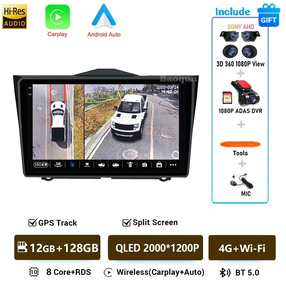 Car Radio Android 16 For LADA Granta Cross 2018 - 2023 BT Head Unit Autoradio Viedo Player 5G WIFI DVD Multimedia GPS