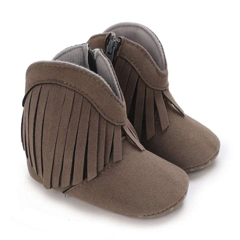 Newborn Baby Boots 0 12 Months Winter Denim First Walkers Boys Girls Warm Casual Western Style