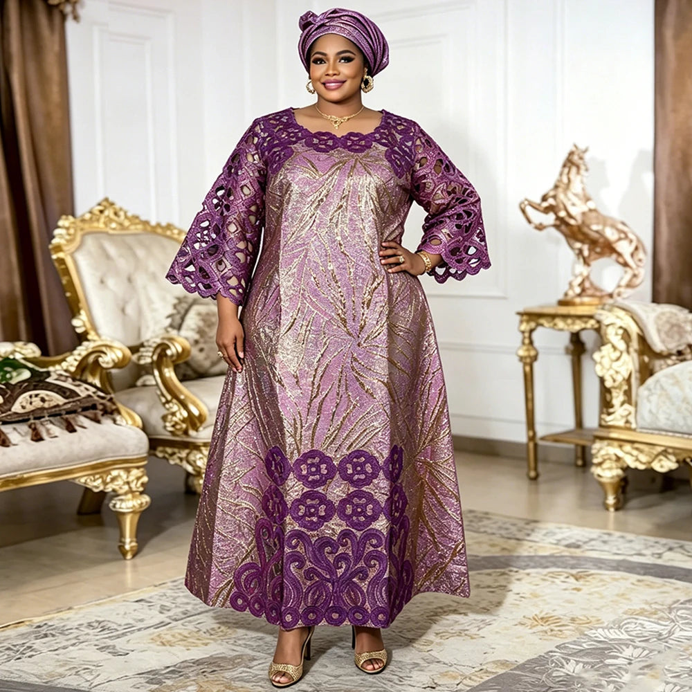 African Dresses for Women Traditional Africa Clothing Dashiki Ankara Bazin Gown Abayas Robe Muslim Kaftan Maxi Long Dress 2026