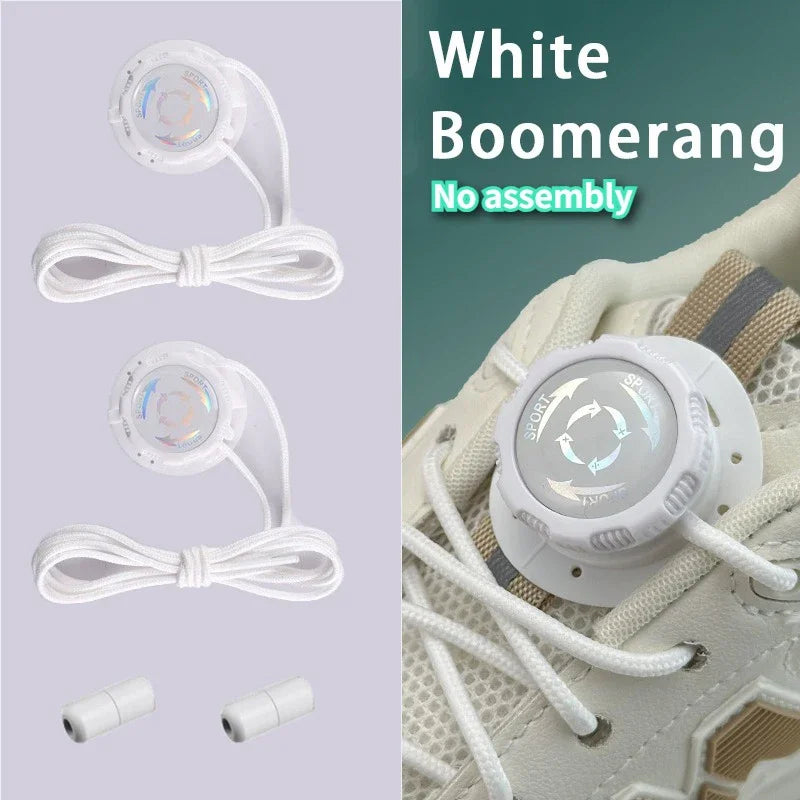 1 Pair of Sports Shoe Laces, Lace-free Swivel Buckle for Men and Women, Casual Lazy Shoes, Lace Accessories, Sports Shoe Laces
