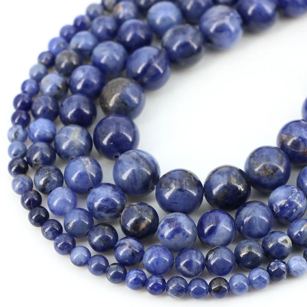 Natural Stone Beads Blue Tiger Eye Crystal Amethyst Rose Quartz Gemstone Bead for Jewelry Making Bracelet Necklace 4/6/8/10MM