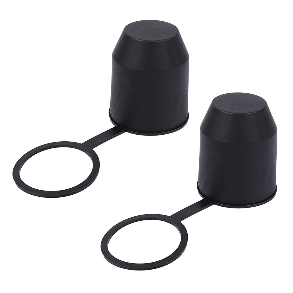Universal 2 Pcs Trailer Hitch Ball Tow Bar Cover Protection Cap For Caravan Truck Car Trailer Towball Protective Cover