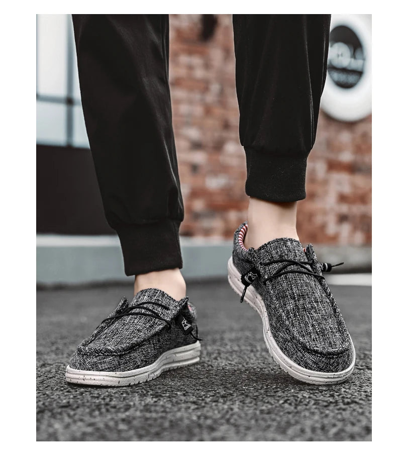 Men's Mesh Loafers Autumn Mens Vulcanized Shoes Breathable Lightweight HikingOutdoor Sports Shoes Zapato Abierto Scarpa Aperta