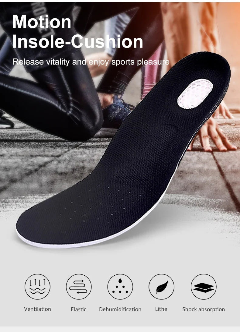 Shock-absorbing sports insole men and women arch support Orthopedic insoles Breathable comfortable running Shoe Pads 2Pcs/4Pcs