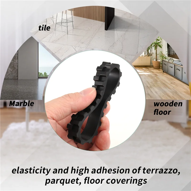 FSLH 2 PCS Wheel Tires Black Replacement Parts For Xiaomi Mijia 1C/2C/3C S5 Series/T6/T7 Robot Vacuum Cleaner Wheels Anti-Slip