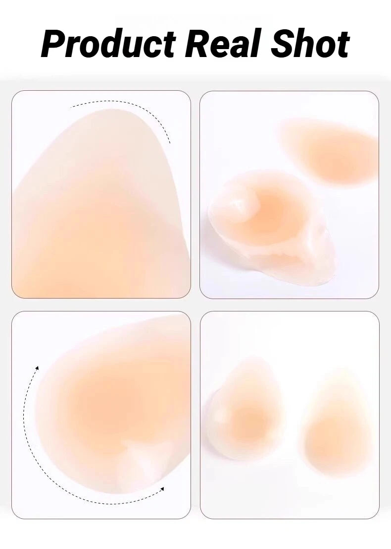 Invisible Self-Adhesive Nipple Covers Anti-Friction Washable Perfect For Summer Swimwear Beach Pool & Daily Wear Drop-Shaped