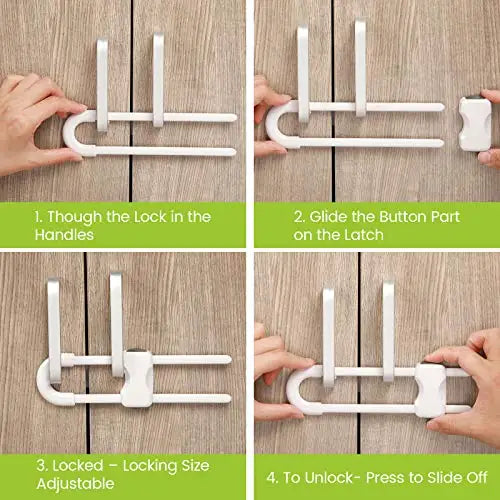 U-Shaped Proofing Drawers Safety Child Locks Adjustable