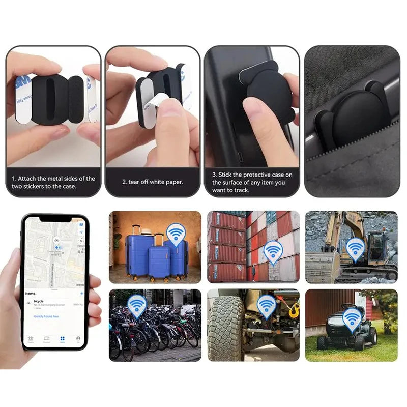 Smart GPS Locator Pet Wallet Suitcase Car Global Positioning Tracking Elderly Kids Anti Getting Lost Finder For iPhone Find My