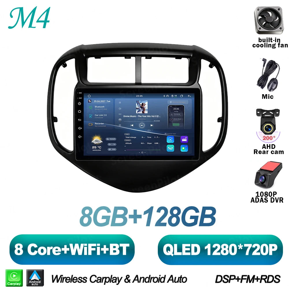 Android 16 For Chevrolet Aveo Sonic 2017-2021 Car Radio Stereo Head Unit Multimedia Video Player Mirror Link Touch Screen 2 din