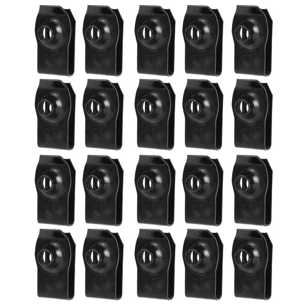 Car Body Bolts U Type Nut Clips M6 Automobile Bumper Fender Rivet Engine Cover Undertray Splash Shield Guard Liner Screws Clips
