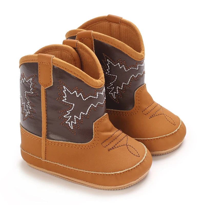 Newborn Baby Boots 0 12 Months Winter Denim First Walkers Boys Girls Warm Casual Western Style